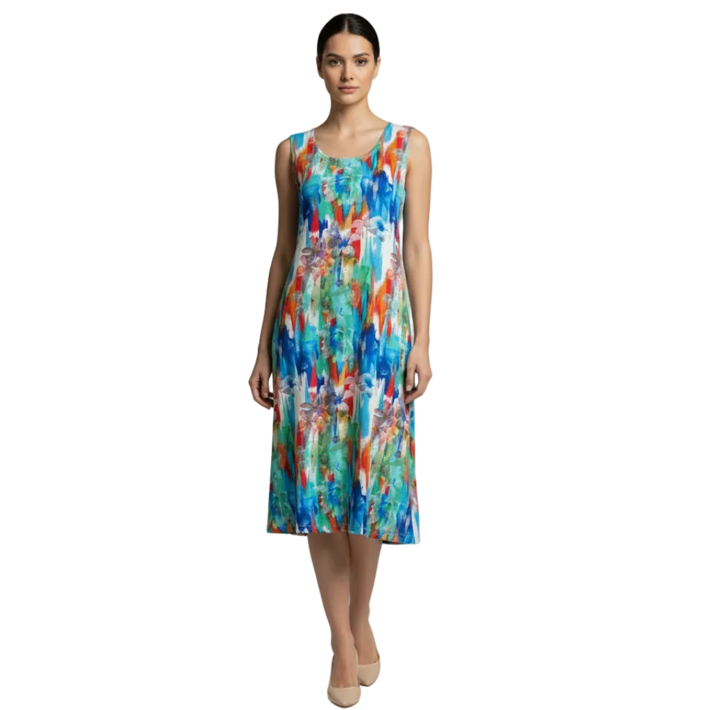Robe multicolore