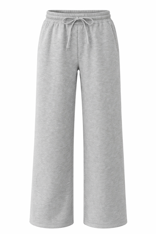 Adora Luxeflow - Everyday Wide Leg Pant In Heather Grey