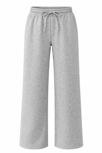 Maeve Luxeflow - Relaxed 3/4 Zip Top In Heather Grey
