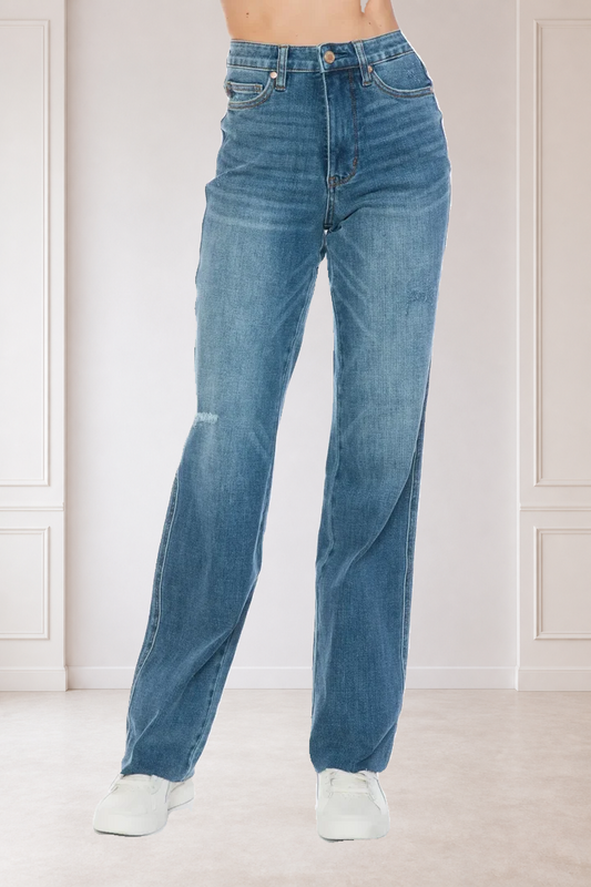 The Sculpting Straight-Leg Jean