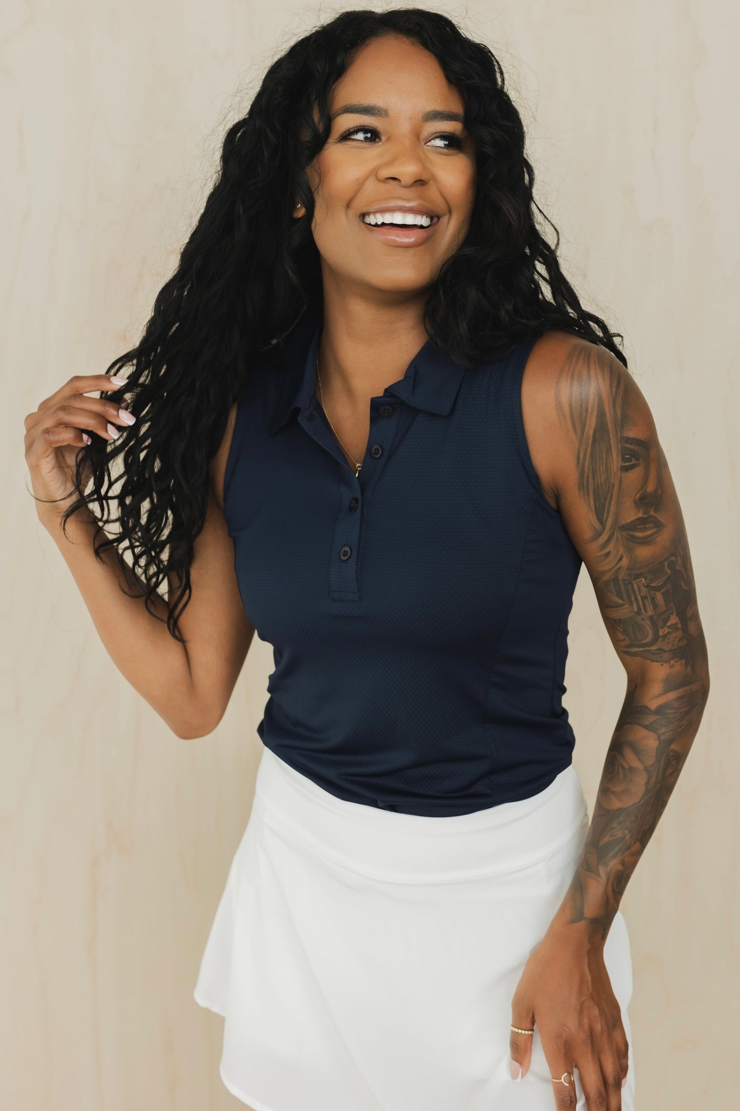 Sleeveless Polo