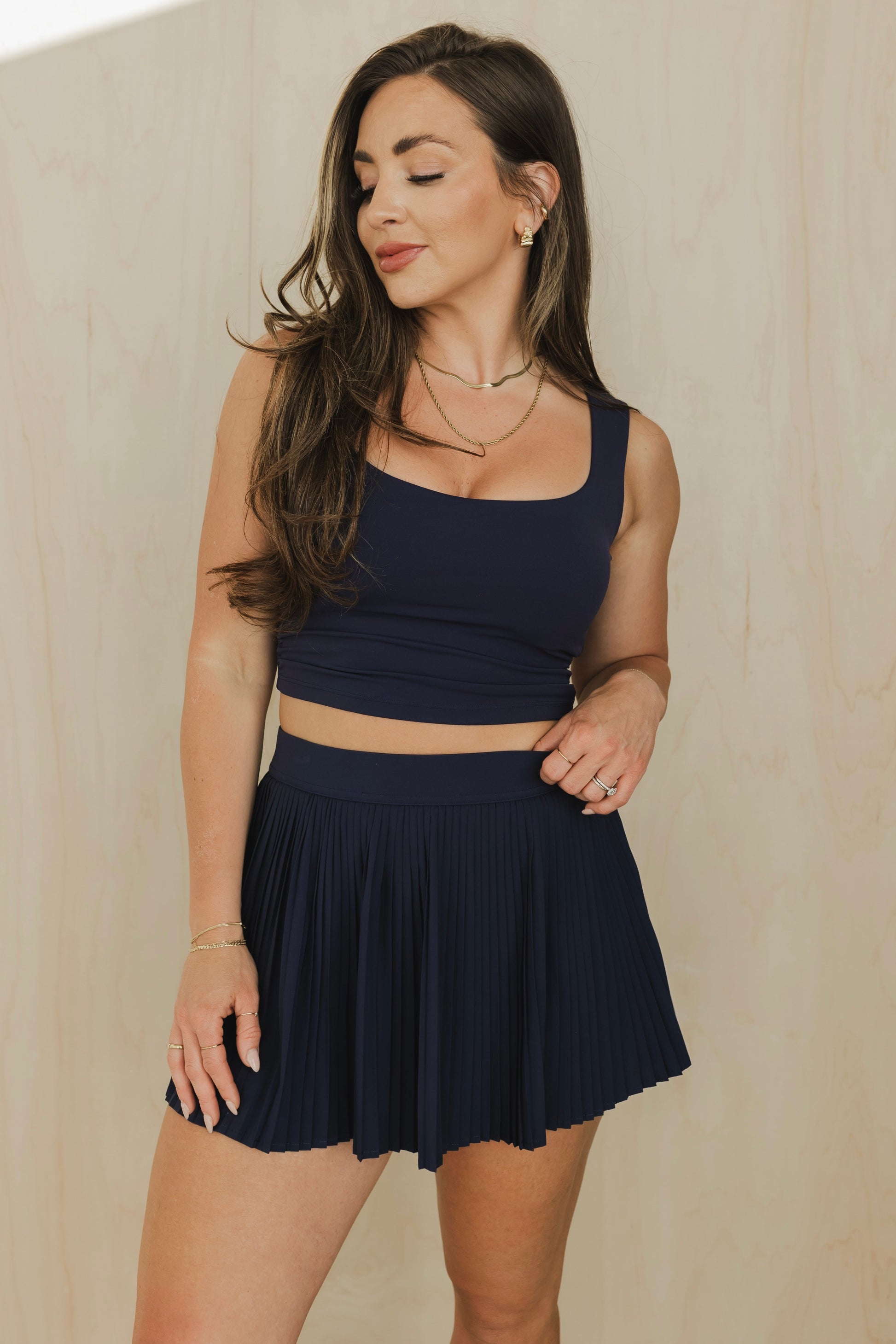 Micro Pleated Skirt