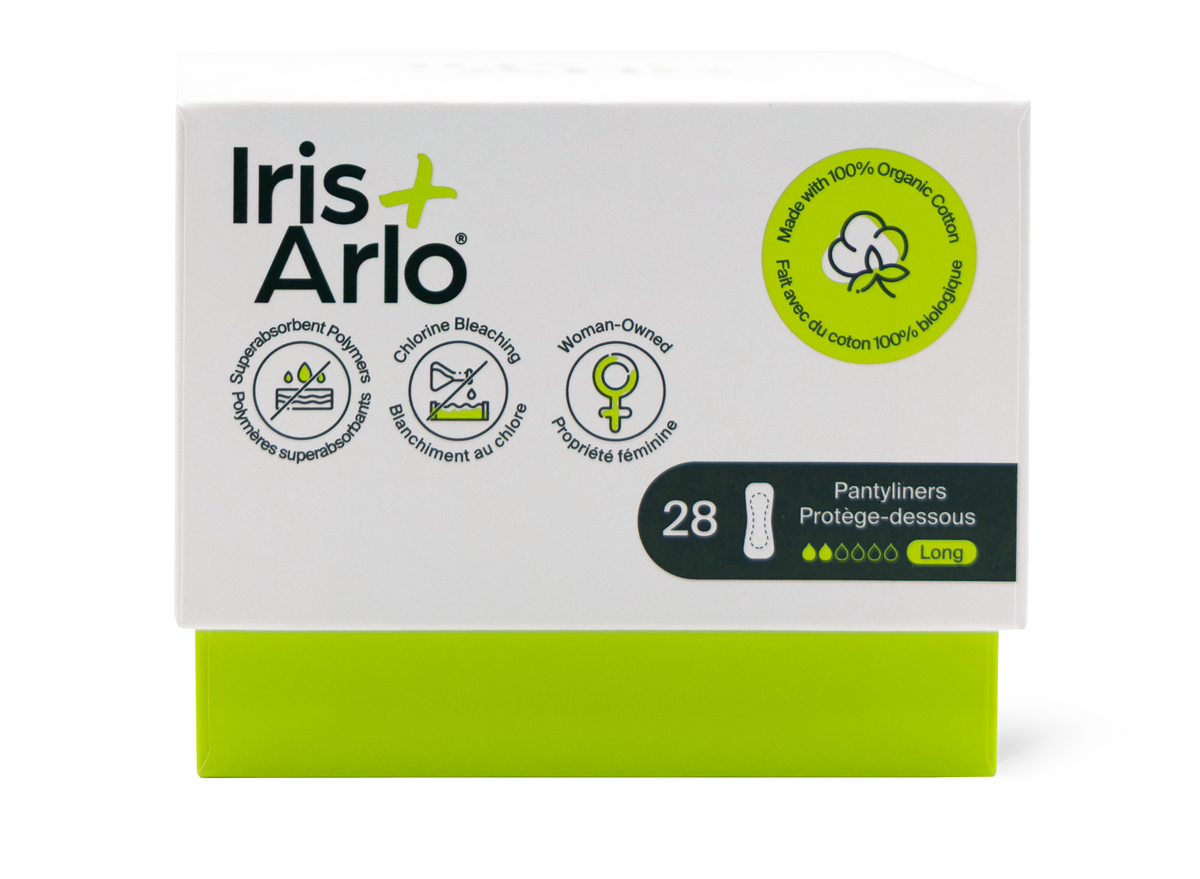 100% Organic Cotton Long Pantyliners