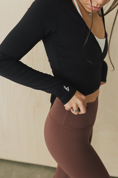 Wrap Me Long-Sleeve Top