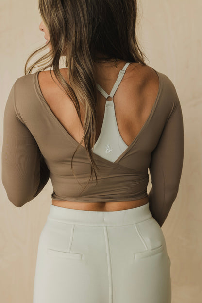 Wrap Me Long-Sleeve Top