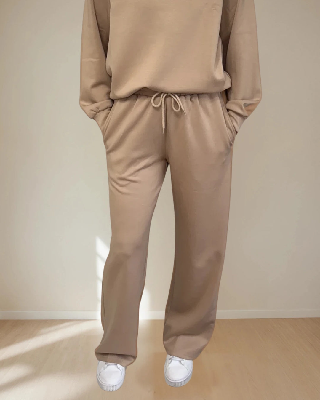Adora Wide-Leg Pant — Mocha
