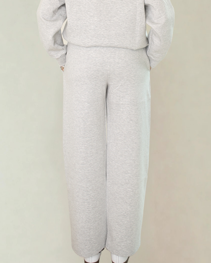 Adora Luxeflow - Everyday Wide Leg Pant In Heather Grey