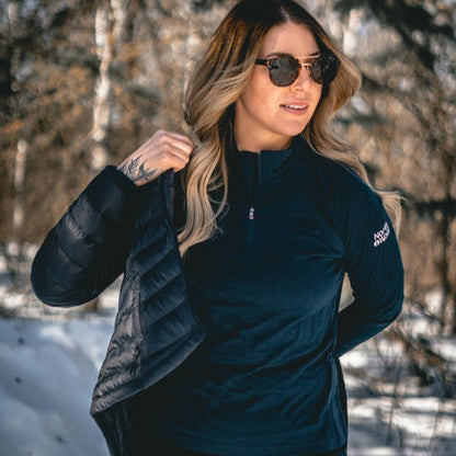 NorthWool Women's Merino Blend 1/4 Zip Pullover — Heavyweight