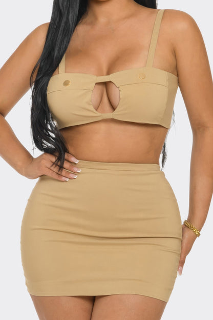 Top And Skirt Set