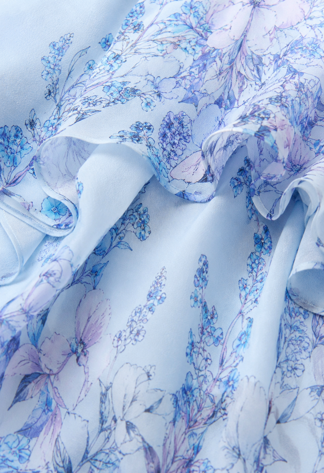 Bluebell Cascade Floral Maxi Dress