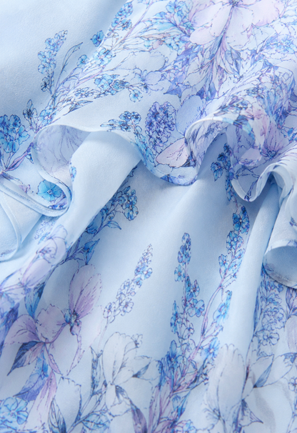 Bluebell Cascade Floral Maxi Dress