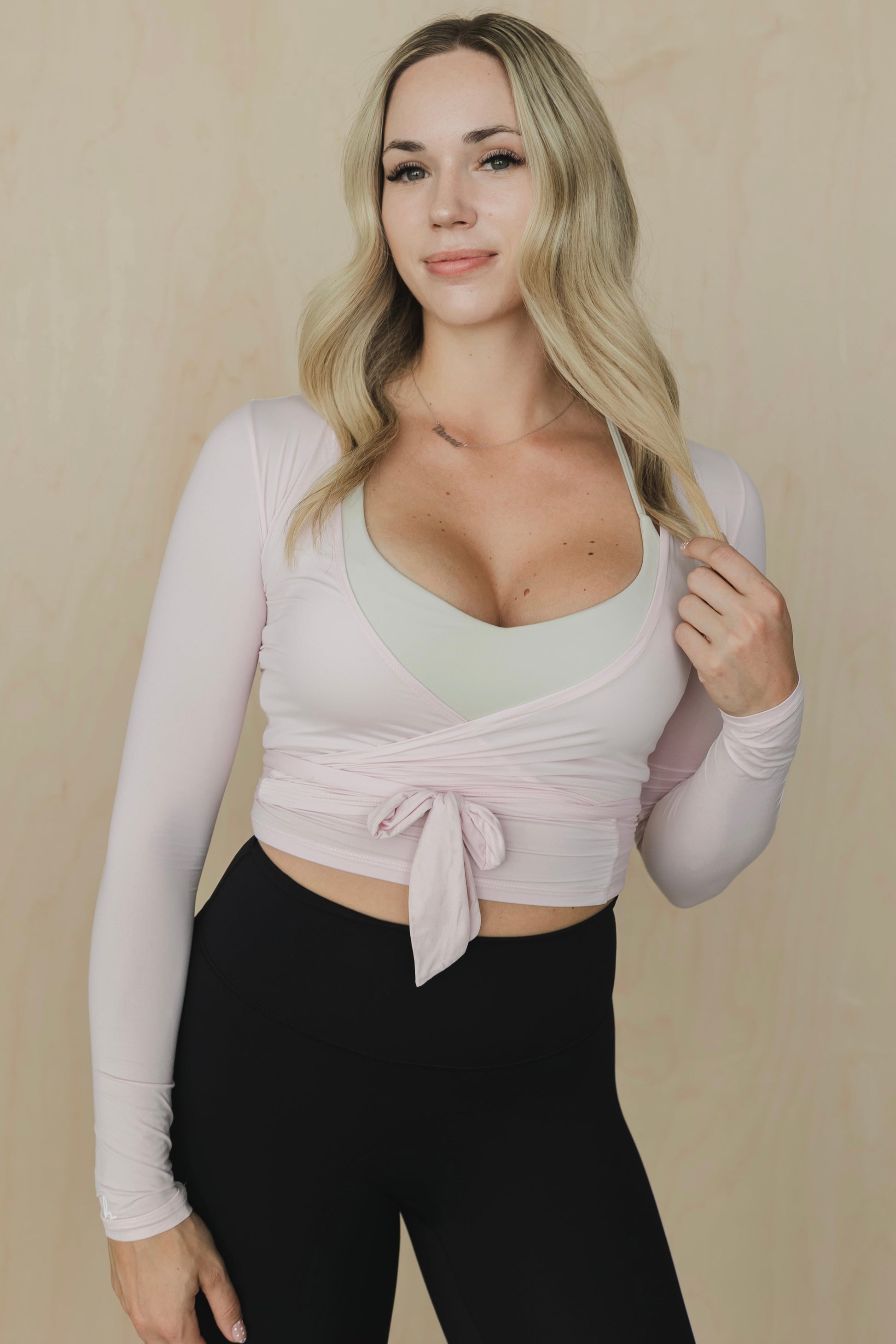 Wrap Me Long-Sleeve Top