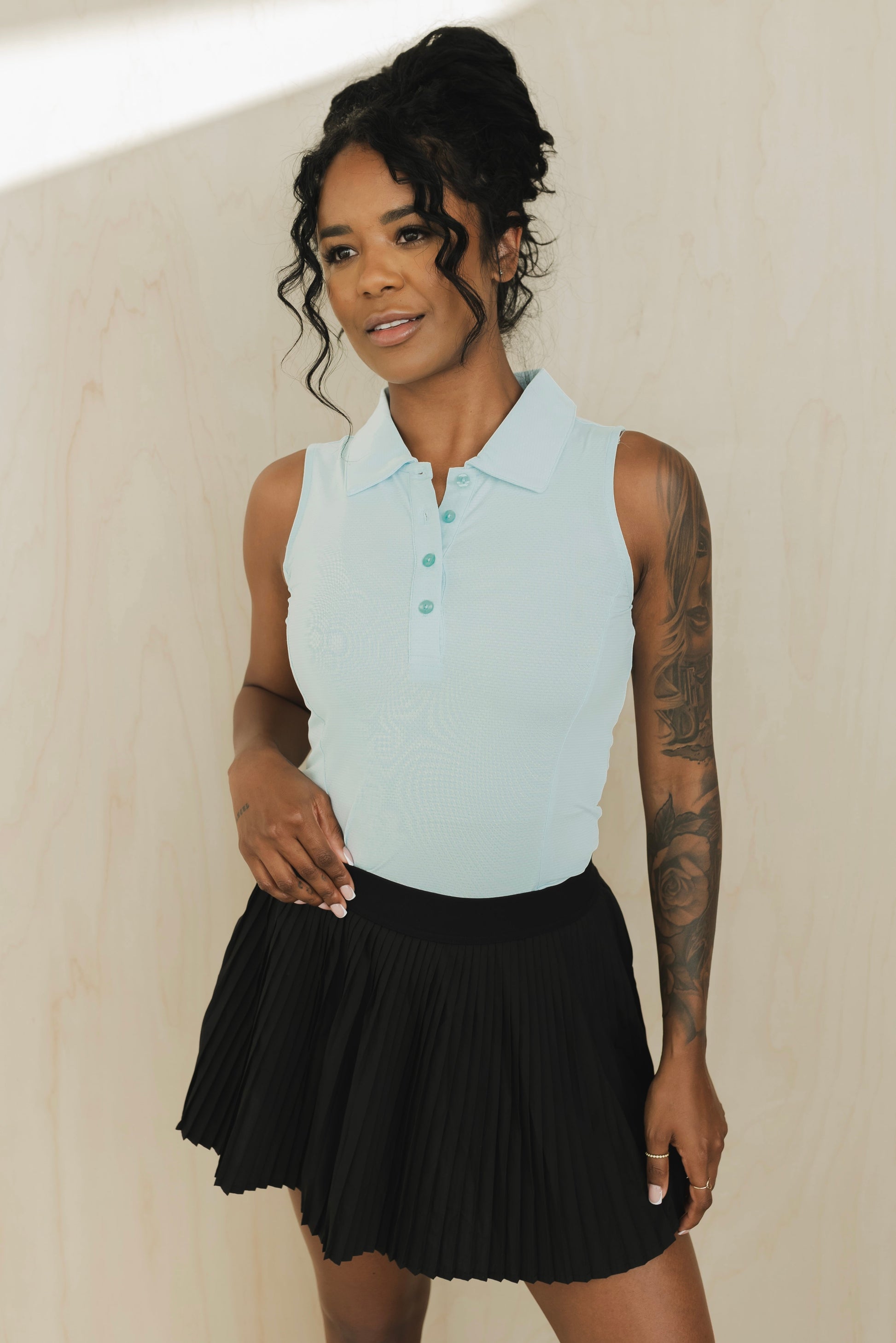 Sleeveless Polo
