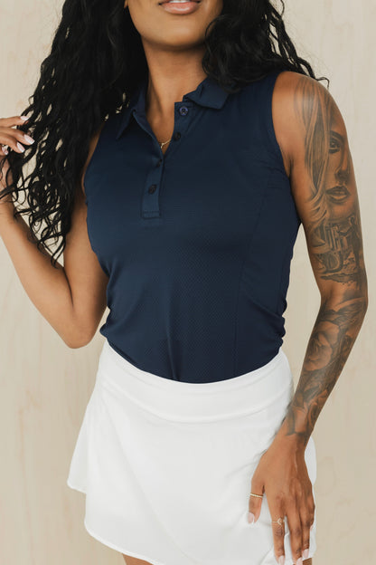 Sleeveless Polo
