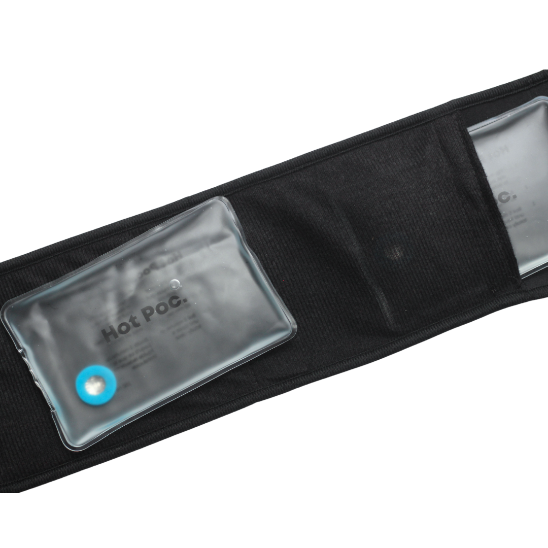 The Reusable Cramp-Comfort Belt & Heat Pack Set