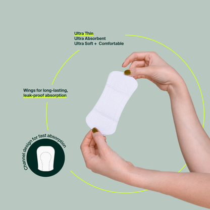 Organic Cotton Pantyliners — 80 Pack