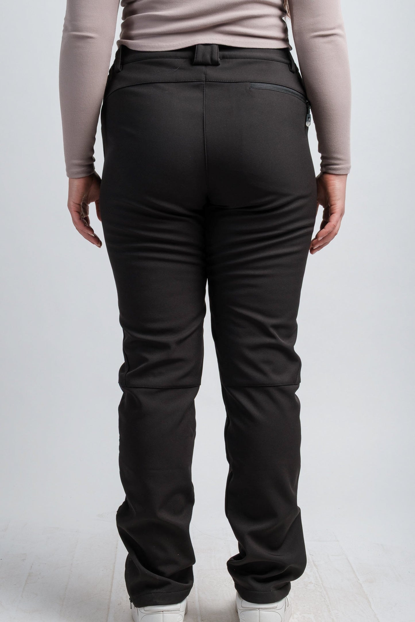 Women's Black High-Waist Water-Resistant Adventure Pants