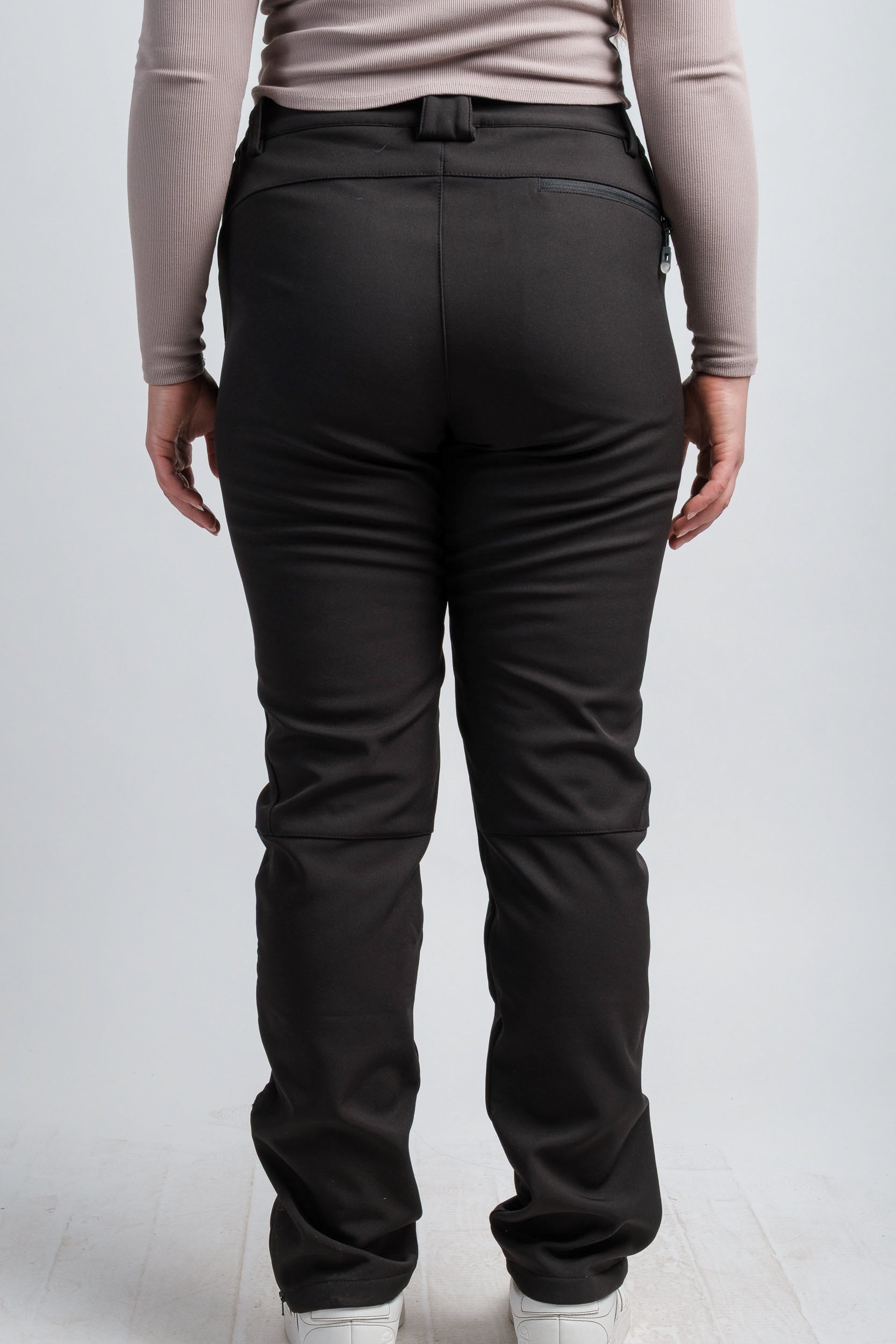 Women's Black High-Waist Water-Resistant Adventure Pants