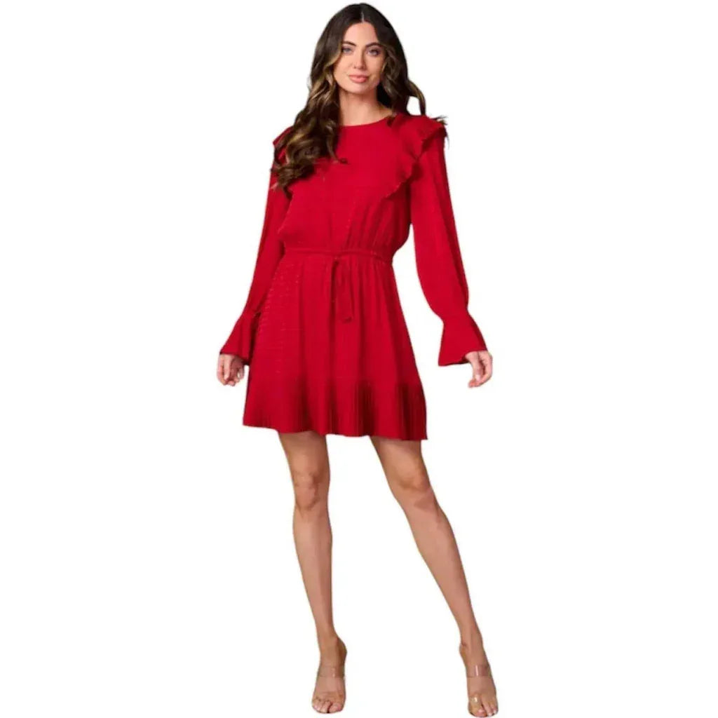 Long-Sleeve Mini Dress