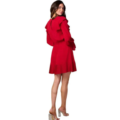 Long-Sleeve Mini Dress