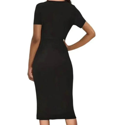 Tailored Black Dress