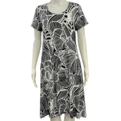 Robe noire et blanche Julia Divina