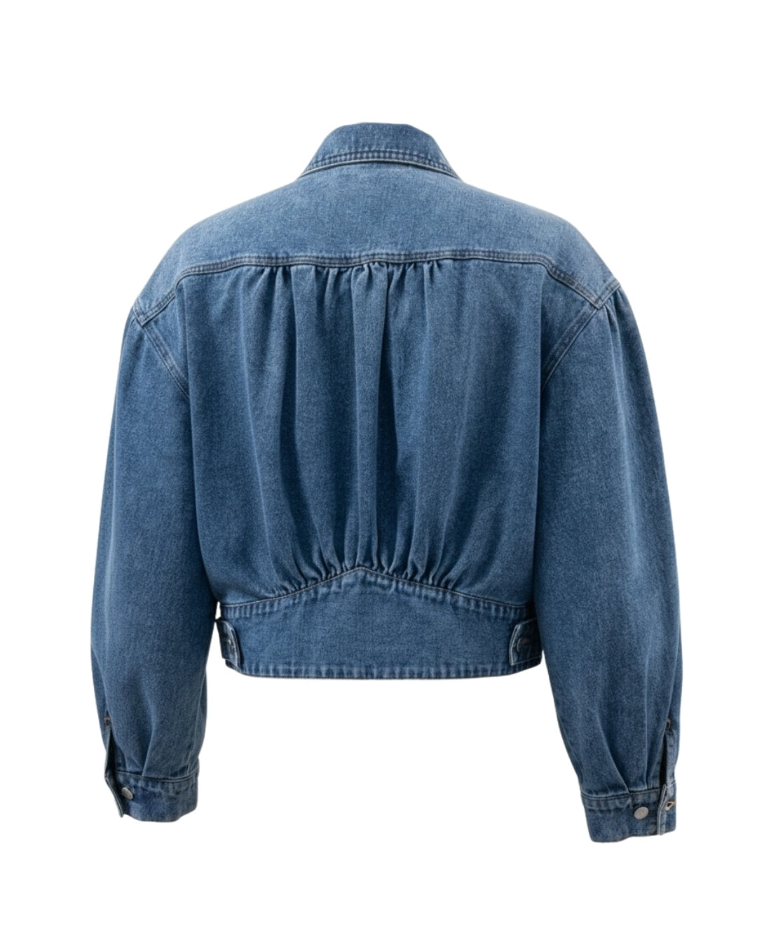 The Roxanne Cropped Denim Jacket