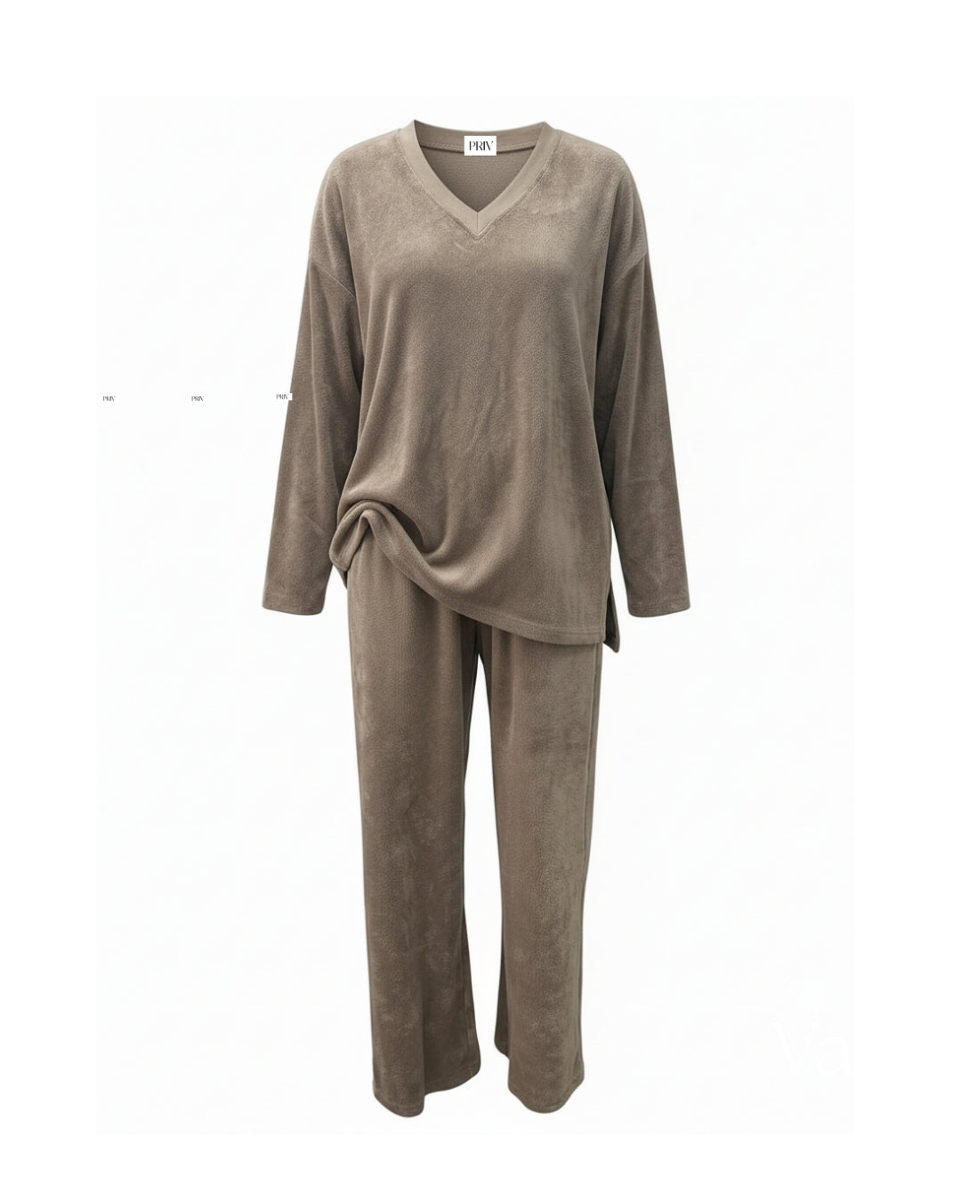 Terry & Co. French Terry Lounge Set — Latte