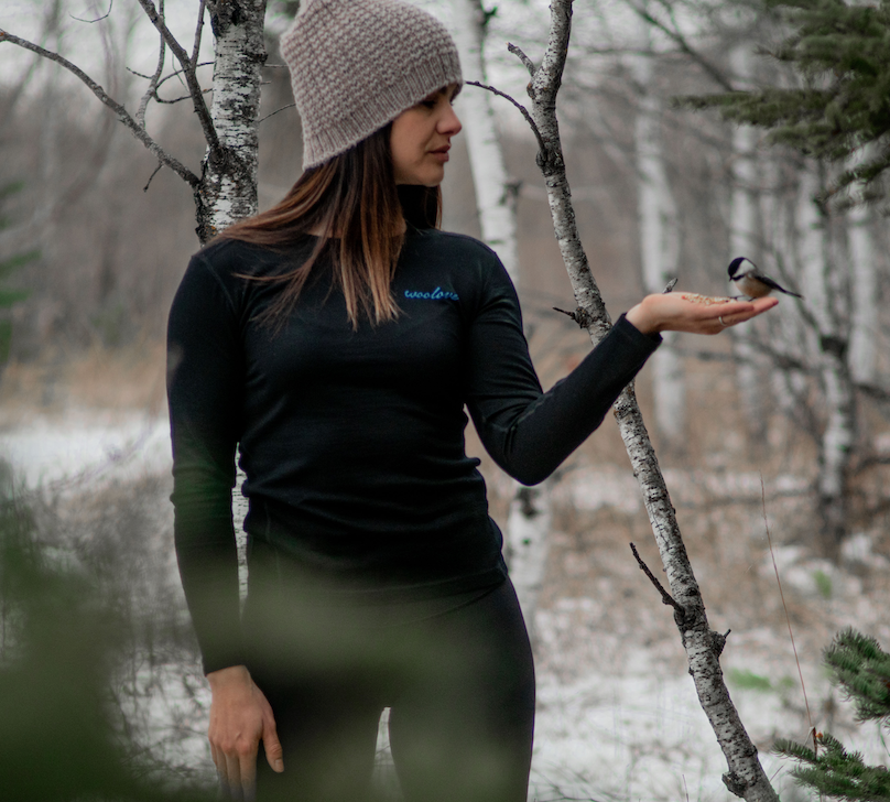 Women's Merino Wool Long Sleeve Crew Neck — Midweight