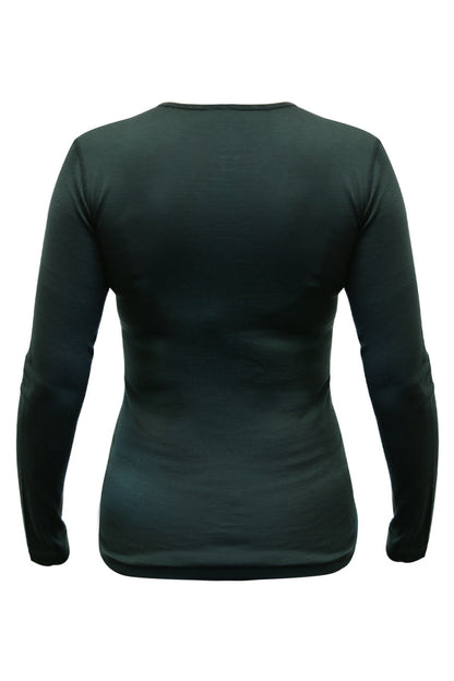 Women's Merino Wool Long Sleeve Crew Neck — Midweight