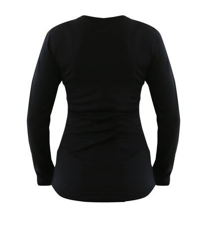 Women's Merino Wool Long Sleeve Crew Neck — Midweight
