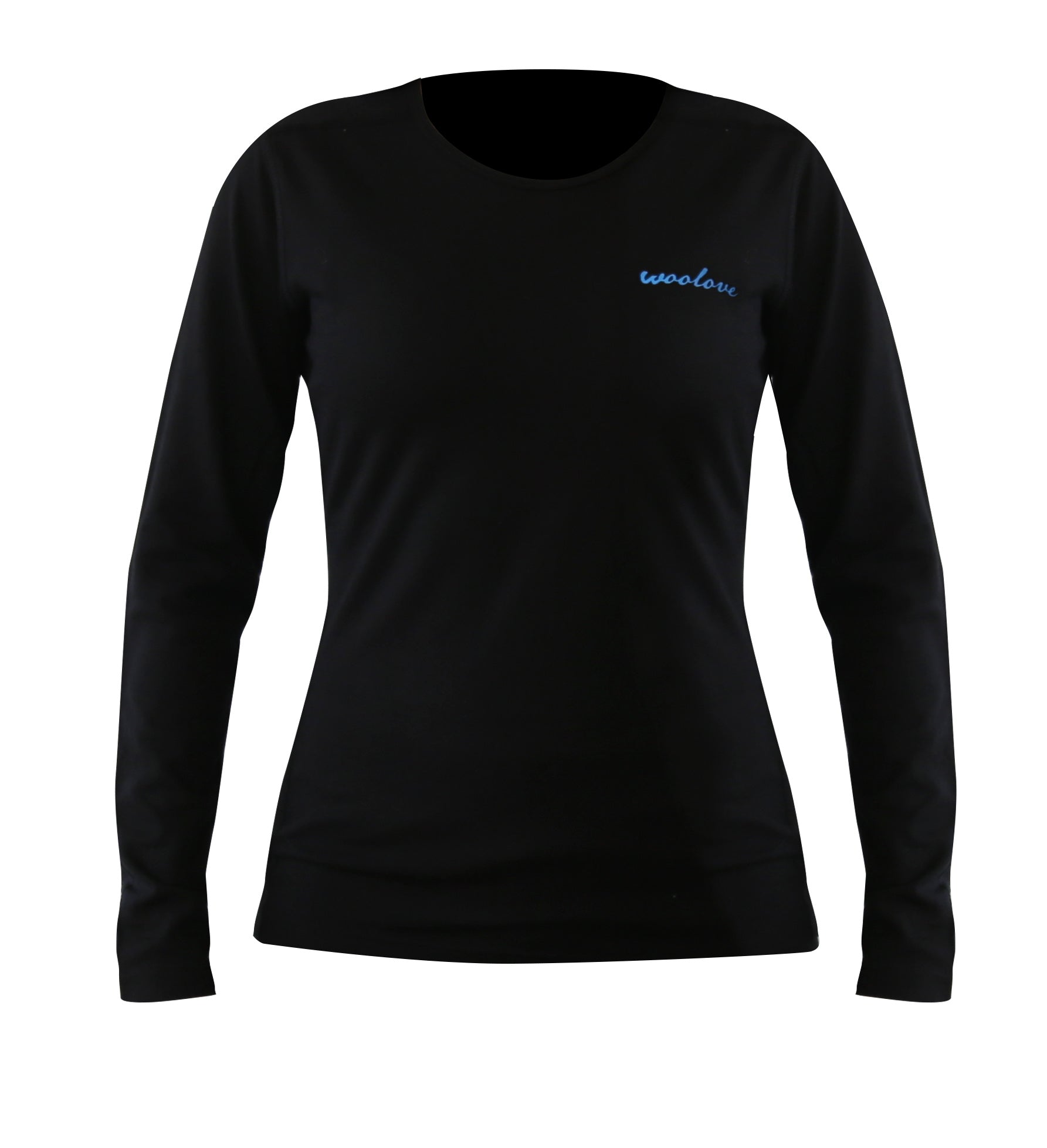 Women's Merino Wool Long Sleeve Crew Neck — Midweight