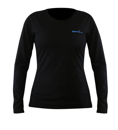 Women's Merino Wool Long Sleeve Crew Neck — Midweight