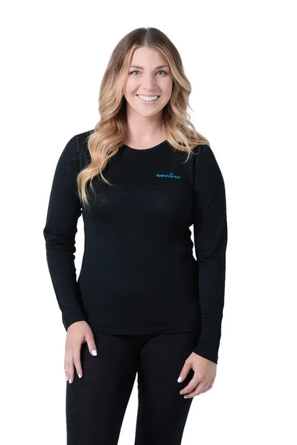 Women's Merino Wool Long Sleeve Crew Neck — Midweight