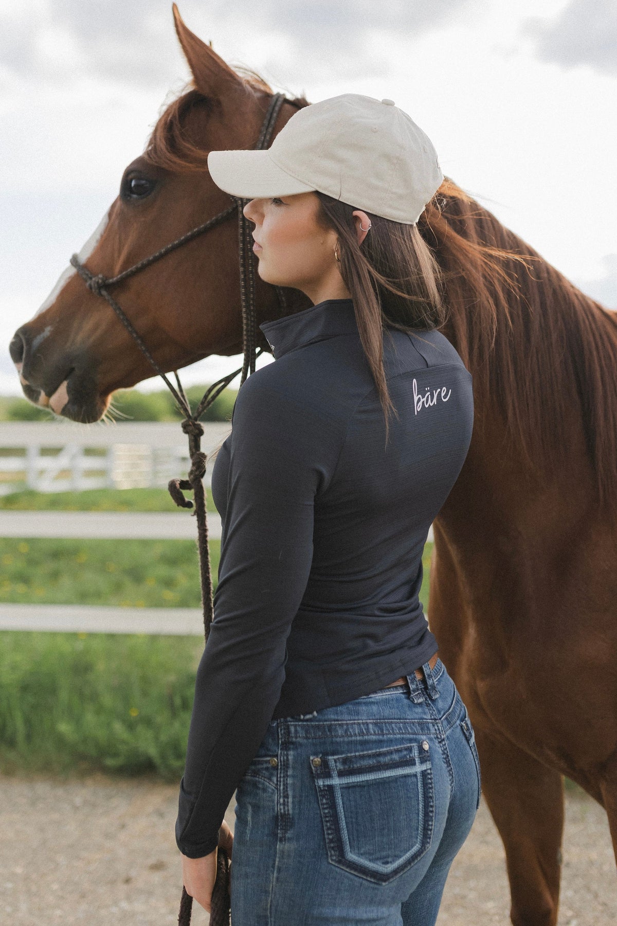 1/4 Zip Long Sleeve WOMENS — original product photograph