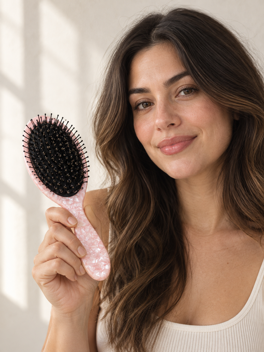 Pink Pearl Detangling Brush