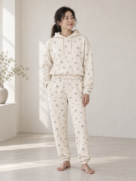 Posie Luxeflow - Soft Everyday Leisure Set 2PC In Floral