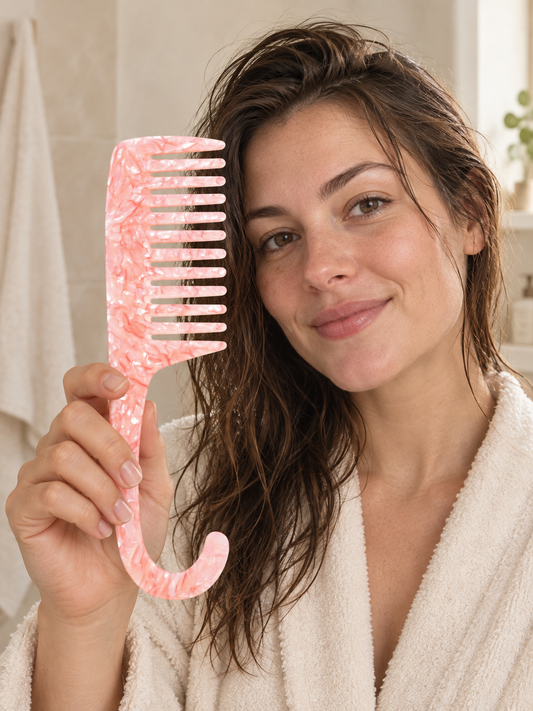 Wide-Tooth Shower Comb