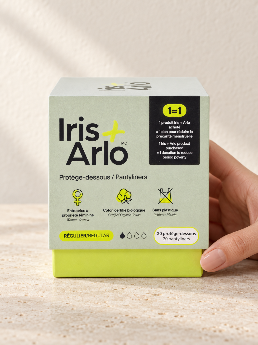 100% Organic Cotton Pantyliners