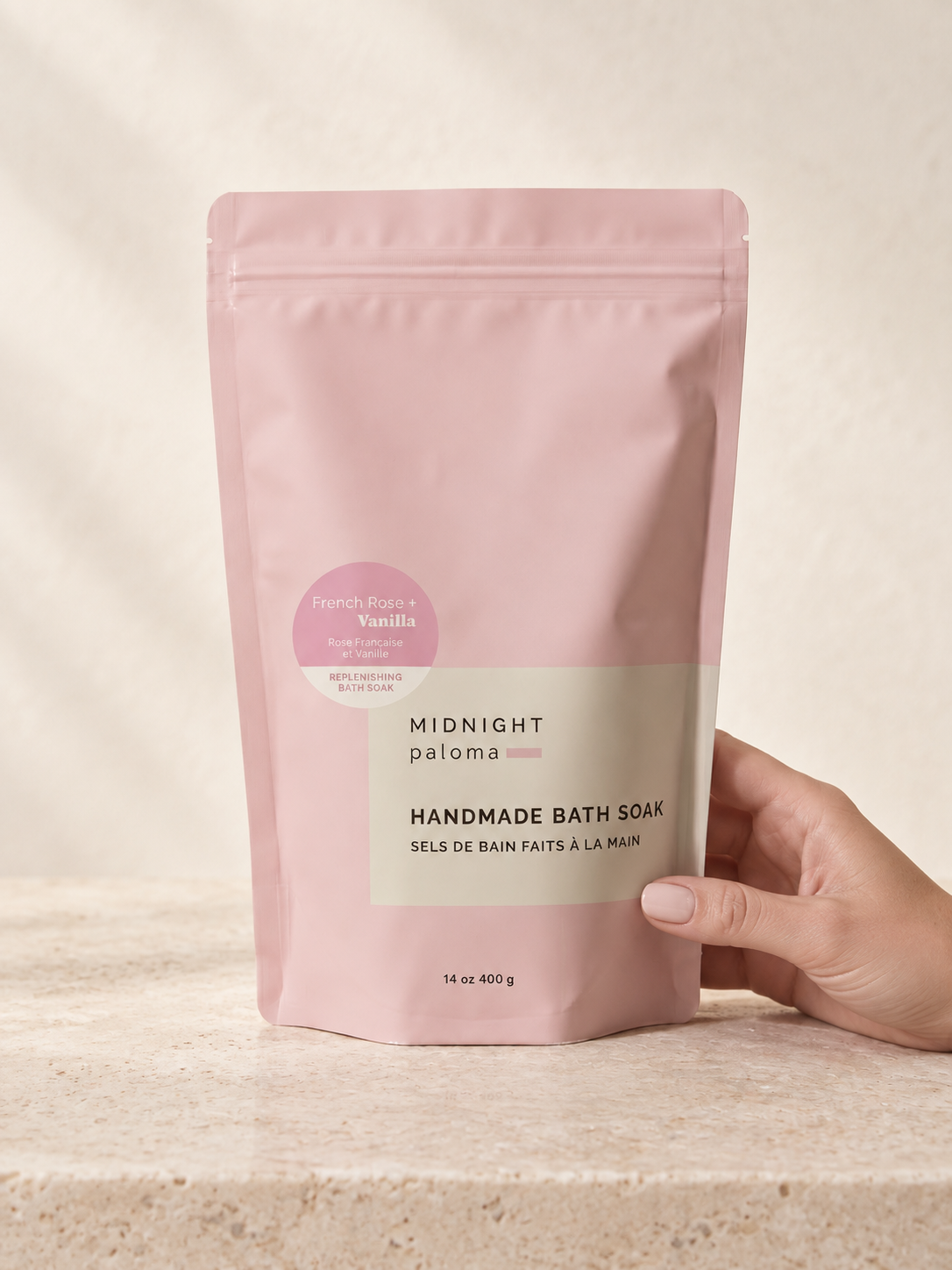 French Rose + Vanilla Replenishing Bath Soak