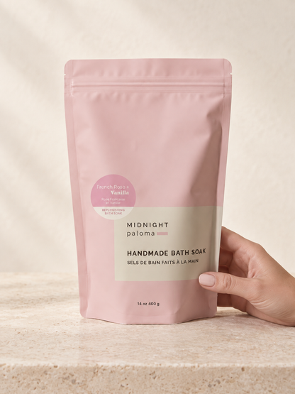 French Rose + Vanilla Replenishing Bath Soak