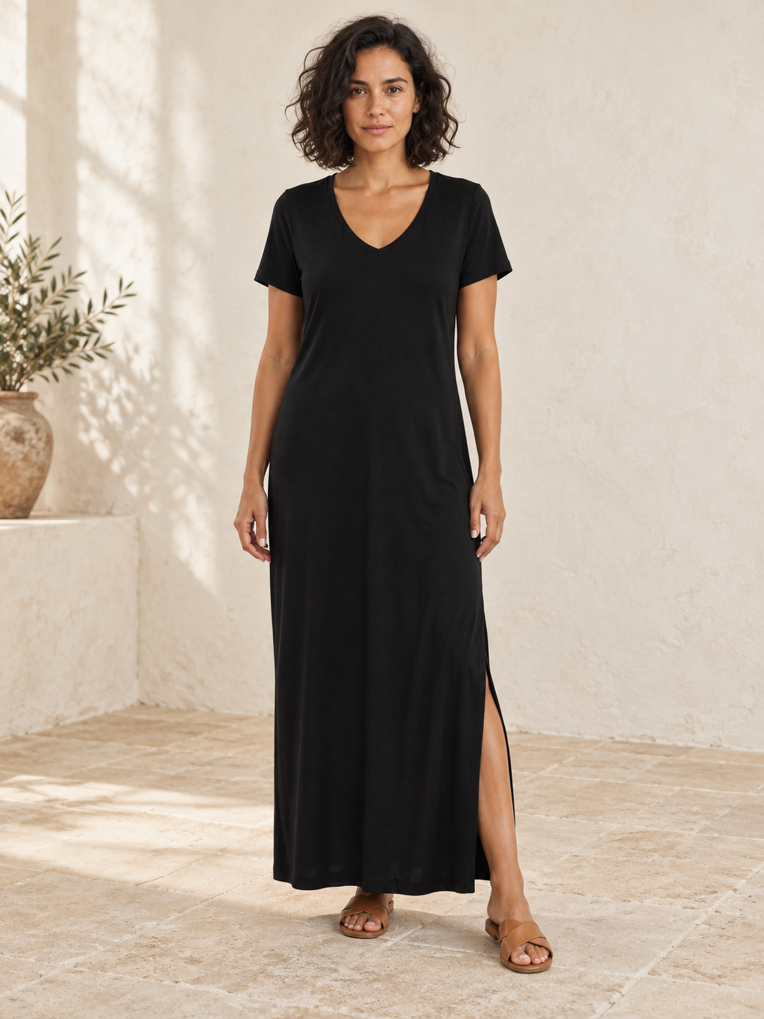 Robe tee shirt long