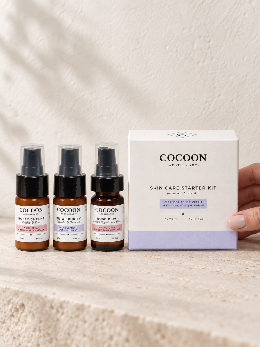 Skin Care Starter Kit for Normal to Dry Skin