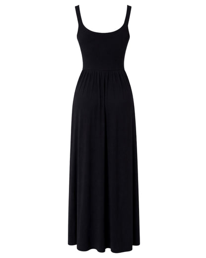 Dawn Jersey Maxi Dress — Black