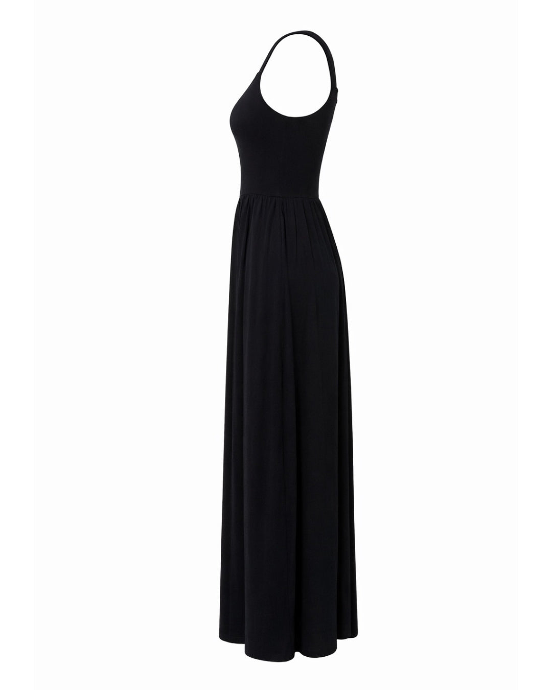 Dawn Jersey Maxi Dress — Black