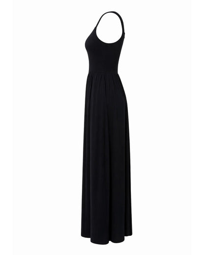 Dawn Jersey Maxi Dress — Black