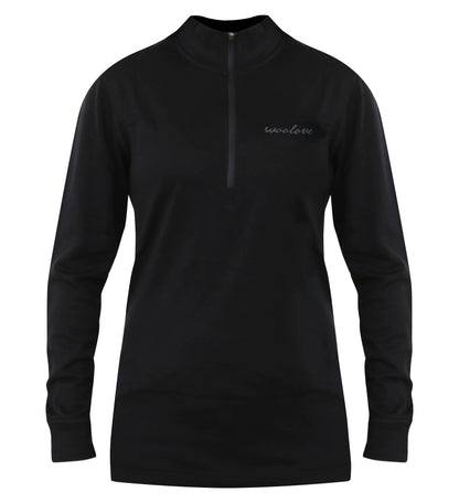 Women's Merino Wool 1/4 Zip Pullover — Midweight