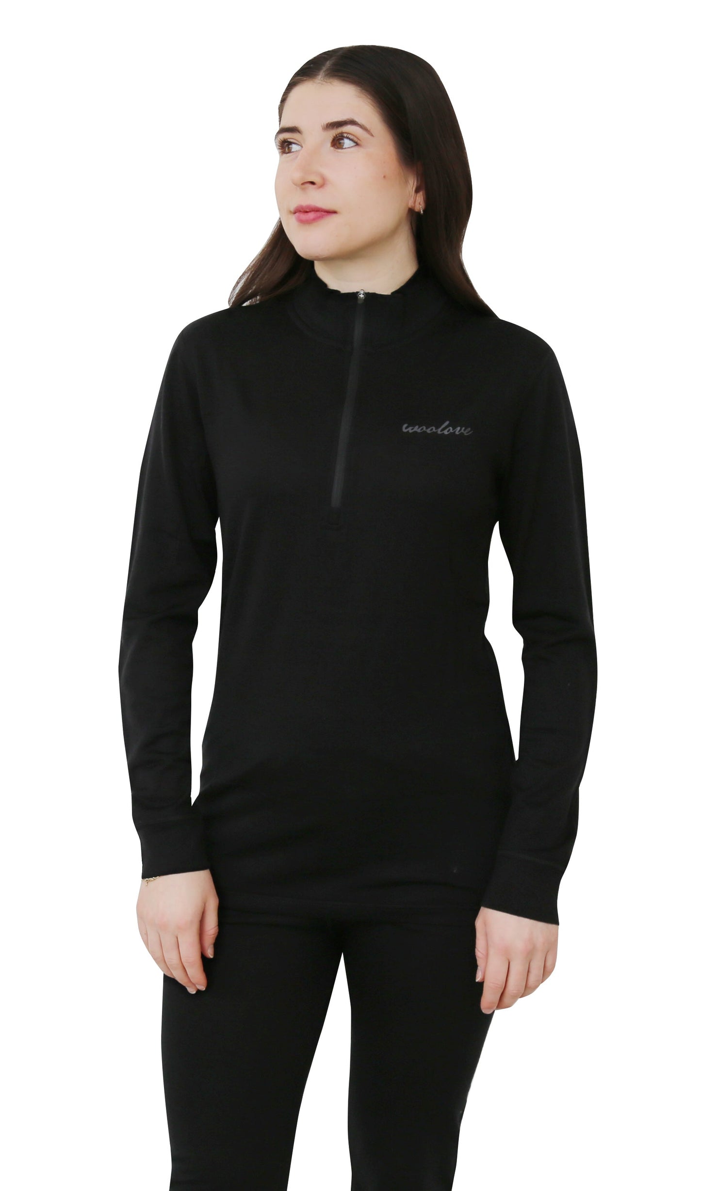 Women's Merino Wool 1/4 Zip Pullover — Midweight
